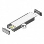 Profil banda LED aplicat VRO 30-01 h12.8mm