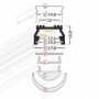 Profil banda LED aplicat UNI12 h10.8mm