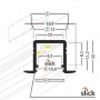 Profil banda LED incastrat SMR 10 h12mm