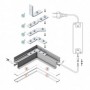 Profil banda LED incastrat FRM 14 h33.4mm