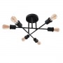 Lustra SLY Negru cu 6 becuri E27