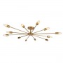 Lustra Gold cu 12 Becuri cu dulie clasica e27