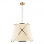 Lustra Gold tip pendul cu Material Textil 1xE27