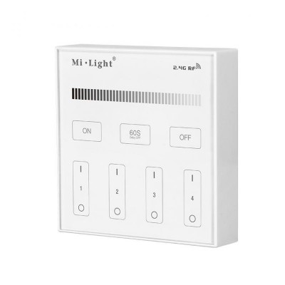 Telecomanda Banda LED 4 Zone, Alba, Touch