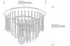 Plafoniera Cristal cu 4 becuri dulie G9
