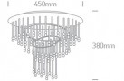 Plafoniera Cristal Dormnitor cu 6 becuri dulie G9
