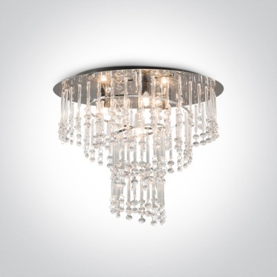 Plafoniera Cristal Dormnitor cu 6 becuri dulie G9