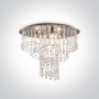 Plafoniera Cristal Dormnitor cu 6 becuri dulie G9