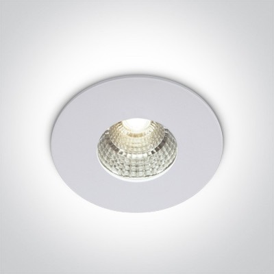 Spot LED Baie 7W IP54 Lumina Calda rama alba