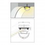 Profil LED Flexibil Gri 2 metri cu dispersor semirotund
