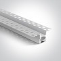 Profil LED Rigips cu Dark Light Alb fara rama 2 metri