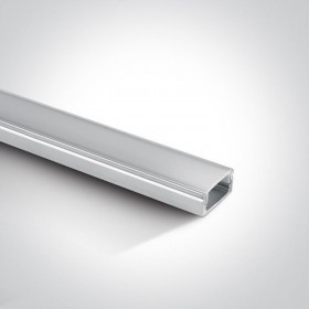 Profil LED Alb Aplicat h9mm cu dispersor mat