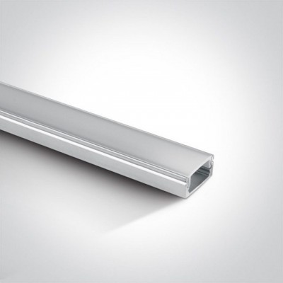 Profil LED Alb Aplicat h9mm cu dispersor mat