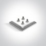 Conector tip L profil led lineare