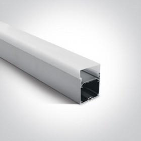 Profil LED iluminat Linear Suspendat 40xh75mm Gri