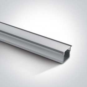 Profil LED Incastrat h15mm Gri 2 metri