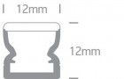 Profil LED de exterior IP67 H12mm