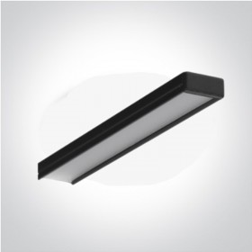 Profil LED Negru Slim 2m metri BGT 12 h6.6mm