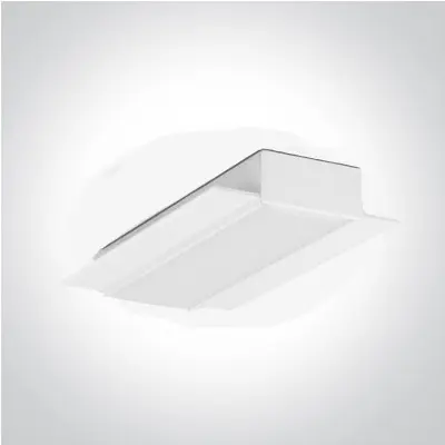 Profil LED Incastrat in tavan 33mm latime 3 metri Alb