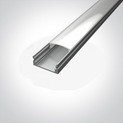 Profil LED Gri Aplicat pe tavan, mobila, scafe 2m slim S1