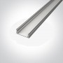 Profil LED Alb Aplicat pe tavan, mobila, riflaje 2m slim S1