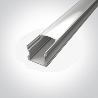 Profil LED Aplicat Inalt Alb H15.3mm 2metri S2