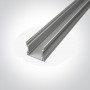 Profil LED Aplicat Inalt Alb H15.3mm 2metri S2