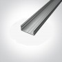 Profil LED Aplicat Lat 23.5mm h10mm Gri 2 metri S3