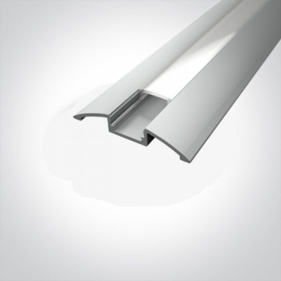 Profil LED Aplicat in tavan h8mm Gri 2 metri