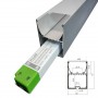 Profil LED Suspendat 50xh70mm Gri 2 metri
