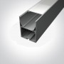 Profil LED Suspendat 50xh70mm Gri 2 metri