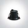 Spot LED Tavan Rigips 7W Negru cu doua reflectoare bonus