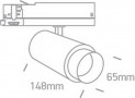 Spot LED pe sina Alb 15W cu unghi ajustabil 20-60 Grade