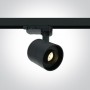 Spot LED pe sina 6W Negru LED OSRAM Lumina Calda
