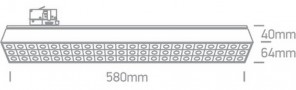 Spot LED pe sina Liniar Alb 30W Lumina Calda sau Neutra