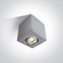 Spot Patrat Gri Orientabil cu dulie GU10