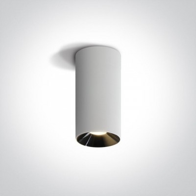 Spot LED Aplicat tavan Cilindric Alb 15W 3000K h15.5cm