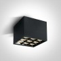 Spot LED Aplicat pe tavan Negru Integral CRI90 9xLED COB 30W