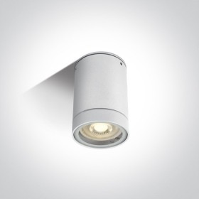 Spot exterior Alb P54 Aplicat 1xGU10