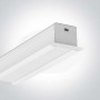 Profil banda LED incastrat SMR-IN 16 h18.6mm