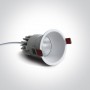 spot led tavan rigips, alb pe lumina calda