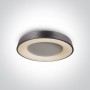 Plafoniera LED Antracit Periat 50W D600mm plafoniera led moderna, plafoniera led living si plafoniera led dormitor.