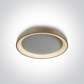 Plafoniera LED Dormitor Auriu Periat 30W 3000K D375mm