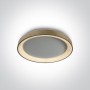 Plafoniera LED Dormitor Auriu Periat 30W 3000K D375mm