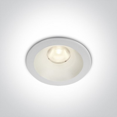 Spot LED Incastrat in tavan din rigips, Alb 8W 3000K IP20