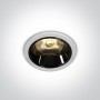 Spot LED Incastrat 6W 3000K alb cu reflector lucios