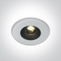 Spot LED Incastrat de exterior Alb 6W 3000K IK08