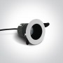 Spot LED exterior incastrat in tavan Alb 6W 3000K IK08