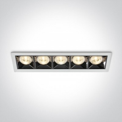 Spot LED Incastrat Liniar Alb 20W CRI90 3000K