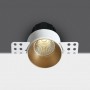 Spot LED Trimless Gold, Incastrat 12W CRI90 Dimabil fara rama